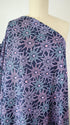 Artlux ~ 'Starry Blooms' Luxury Cotton Lawn ~ Made in Italy